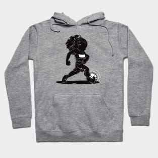 Footballer Silhouette 3 Hoodie